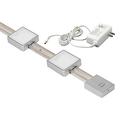 Jesco Lighting Group 12 in. Dimmable Radianz Track - Silver KIT-RZ-T12-SQ2-30-SV
